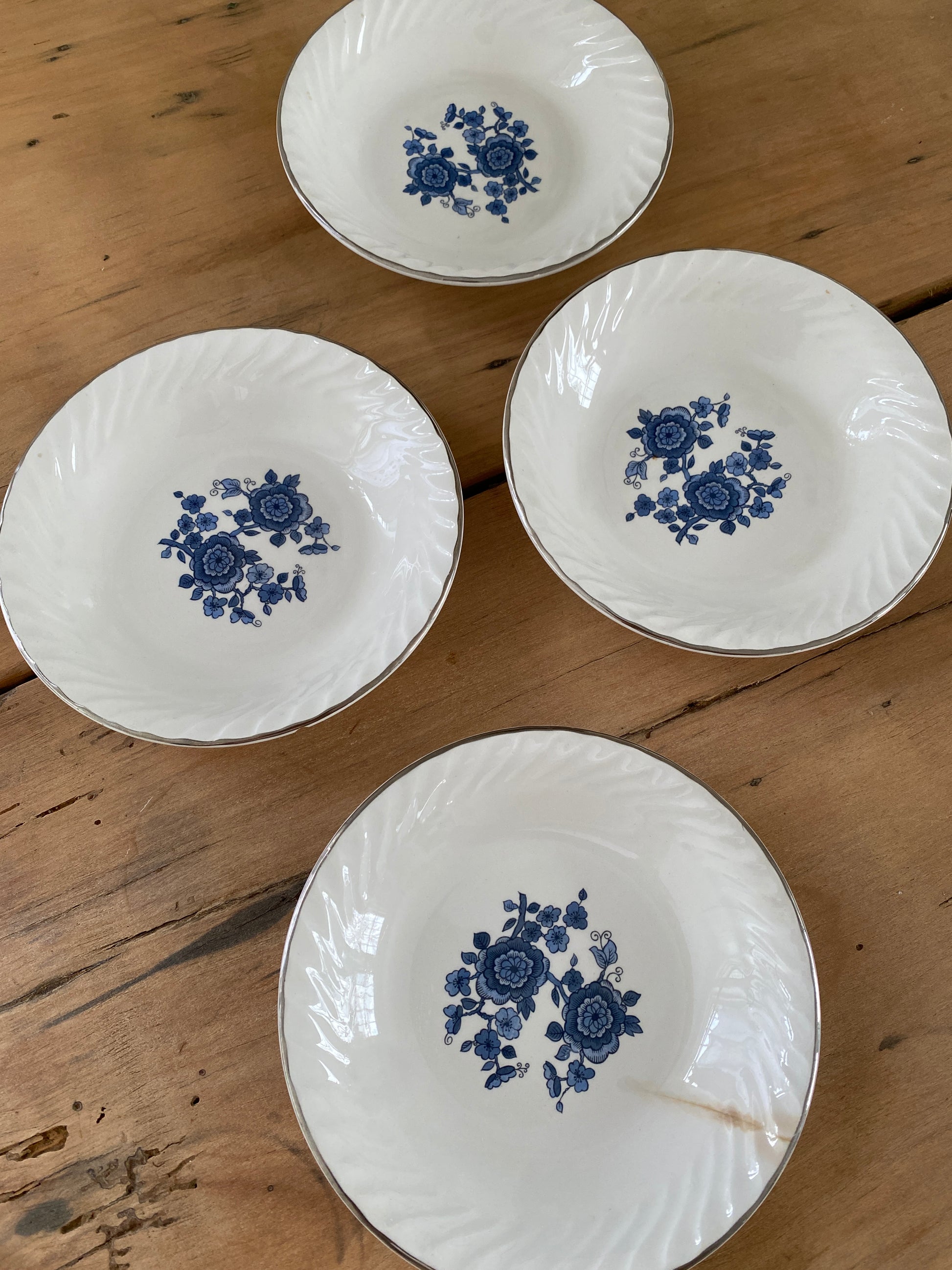 Blue and White Medium Fruit Bowl